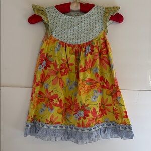 Matilda Jane Yellow and Red Floral Dress